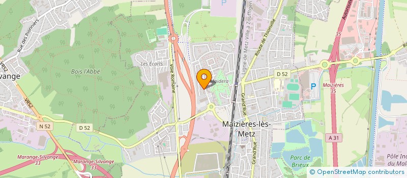 localisation de l'entreprise MADAME LAURENCE BRIGNIER  MAIZIERES-LES-METZ