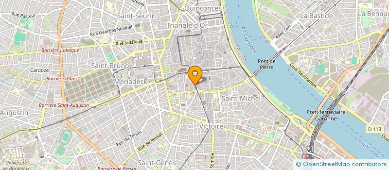 localisation de l'entreprise MADAME LAURENCE BRIGNONE  BORDEAUX