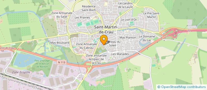 localisation de l'entreprise MADAME LAURENCE BRILLAUD  ISTRES