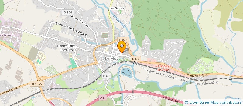 localisation de l'entreprise MADAME LAURENCE BRILLON  LE MUY