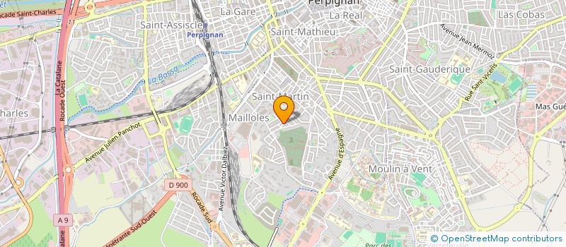 localisation de l'entreprise MADAME LAURENCE BRIU  PERPIGNAN