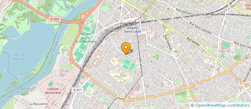 localisation de l'entreprise MADAME LAURENCE BROSSAIS à ANGERS