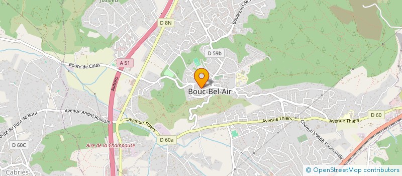 localisation de l'entreprise MADAME LAURENCE BROUARD  BOUC-BEL-AIR