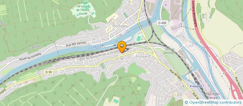 localisation de l'entreprise MADAME LAURENCE BROUSSIER  FROUARD