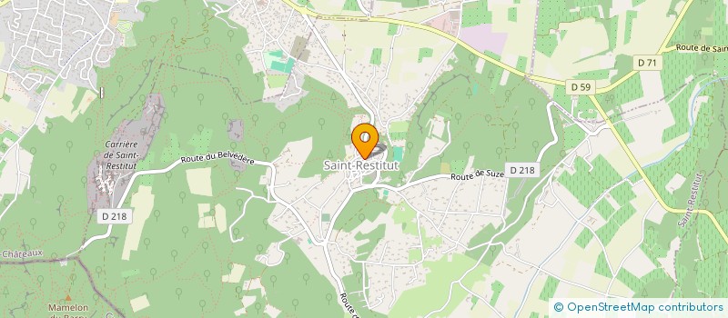 localisation de l'entreprise MADAME LAURENCE BRUDER  SAINT-RESTITUT