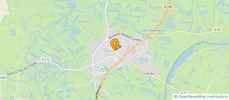 localisation de l'entreprise MADAME LAURENCE BRUNEAU à BOUIN