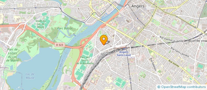 localisation de l'entreprise MADAME LAURENCE BRUNEL à ANGERS