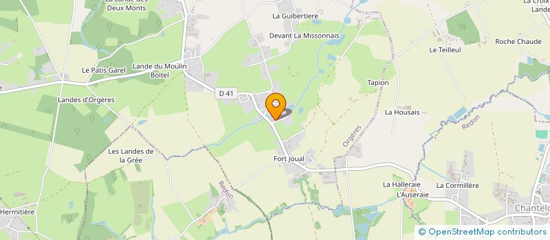 localisation de l'entreprise MADAME LAURENCE BRUNET-JAMBU  ORGERES