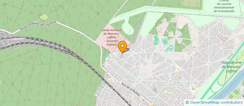 localisation de l'entreprise MADAME LAURENCE BUCKEL à MAISONS-LAFFITTE