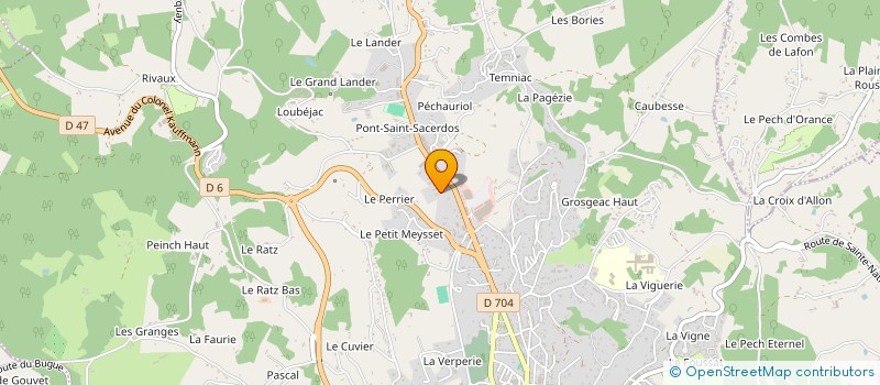 localisation de l'entreprise MADAME LAURENCE BUISSON  SARLAT-LA-CANEDA