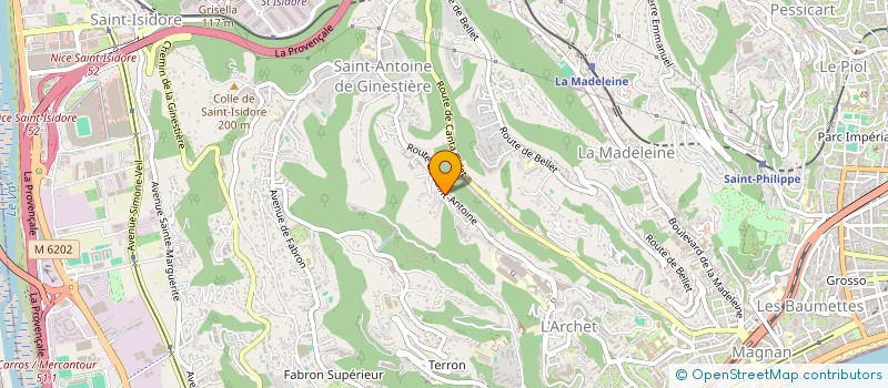 localisation de l'entreprise MADAME LAURENCE BUNOUST à NICE