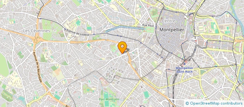 localisation de l'entreprise MADAME LAURENCE BURIGNAT à MONTPELLIER