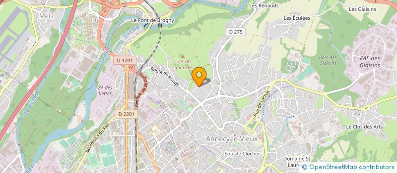 localisation de l'entreprise MADAME LAURENCE BUSCA  ANNECY