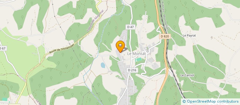 localisation de l'entreprise MADAME LAURENCE BUSNEL  LE MONTAT