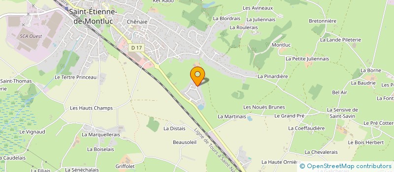 localisation de l'entreprise MADAME LAURENCE BUSSOLINO  SAINT-ETIENNE-DE-MONTLUC