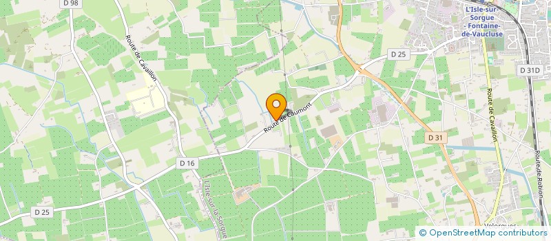 localisation de l'entreprise MADAME LAURENCE BUVRIL  L'ISLE-SUR-LA-SORGUE