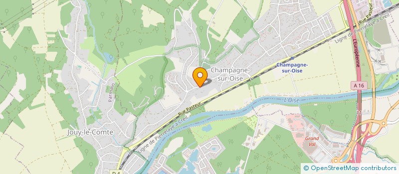 localisation de l'entreprise MADAME LAURENCE BY  CHAMPAGNE-SUR-OISE