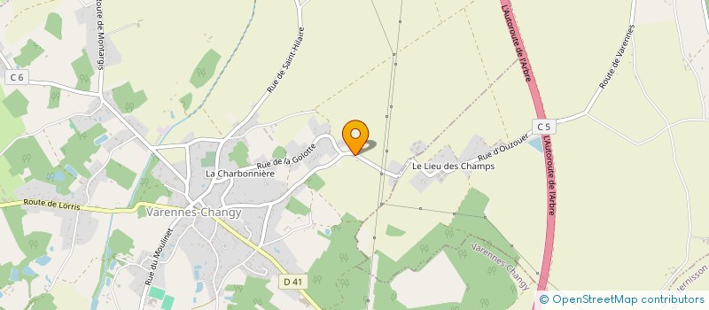 localisation de l'entreprise MADAME LAURENCE CABRERA à VARENNES-CHANGY