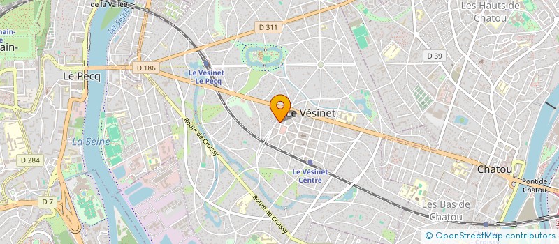 localisation de l'entreprise MADAME LAURENCE CACIOPPO  LE VESINET