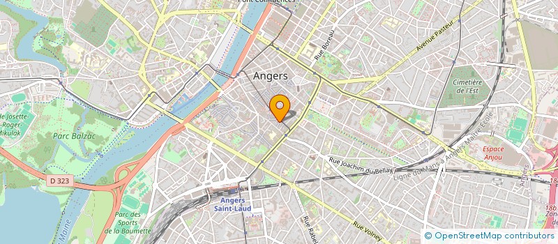 localisation de l'entreprise MADAME LAURENCE CAILLEAU à ANGERS