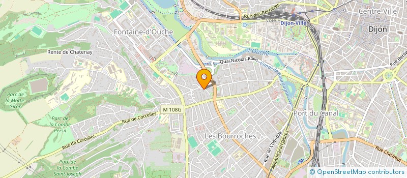 localisation de l'entreprise MADAME LAURENCE CAILLOU à DIJON