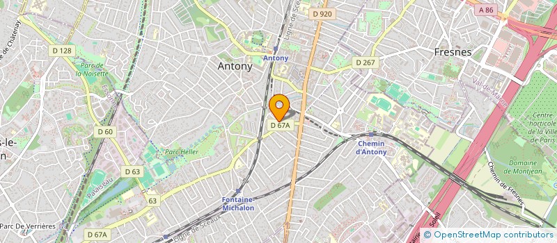 localisation de l'entreprise MADAME LAURENCE CALLET à ANTONY