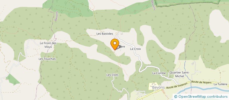 localisation de l'entreprise MADAME LAURENCE CAMILLERI  BEVONS