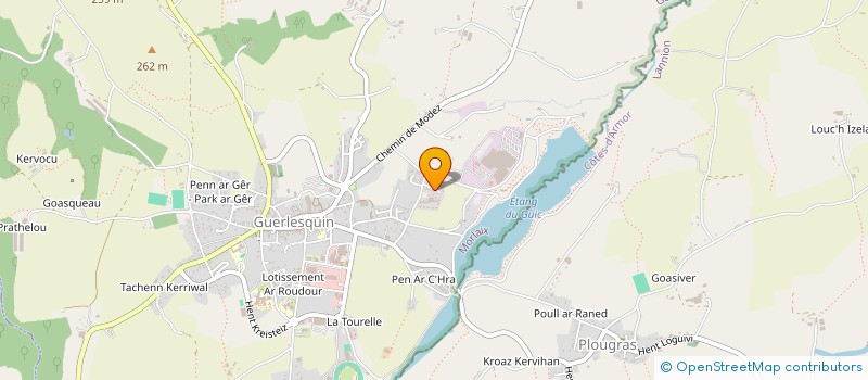 localisation de l'entreprise MADAME LAURENCE CANDA  GUERLESQUIN