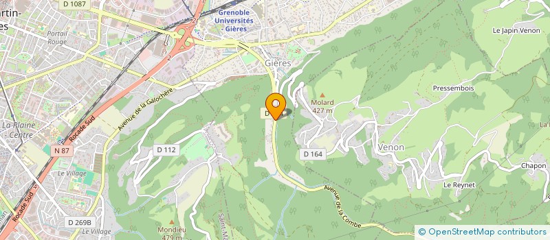 localisation de l'entreprise MADAME LAURENCE CANNATA  GIERES