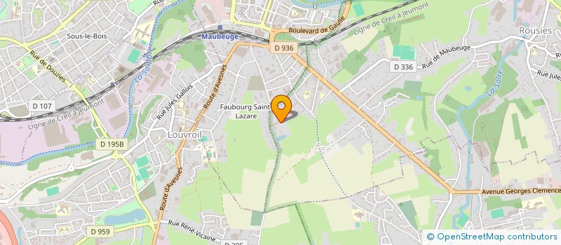 localisation de l'entreprise MADAME LAURENCE CANONNE  ROUSIES