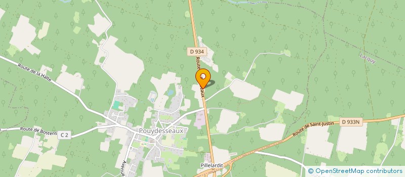 localisation de l'entreprise MADAME LAURENCE CANTON  POUYDESSEAUX