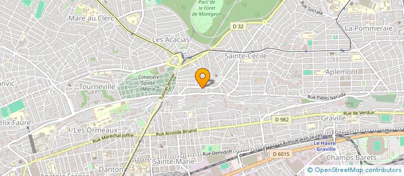 localisation de l'entreprise MADAME LAURENCE CANTRAINE à LE HAVRE