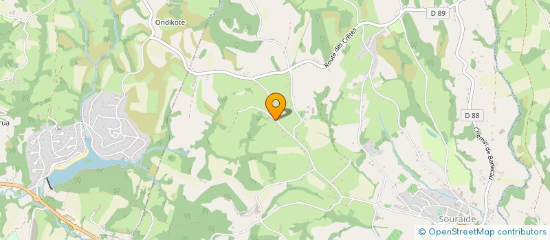 localisation de l'entreprise MADAME LAURENCE CAPDEVILLE à SOURAIDE