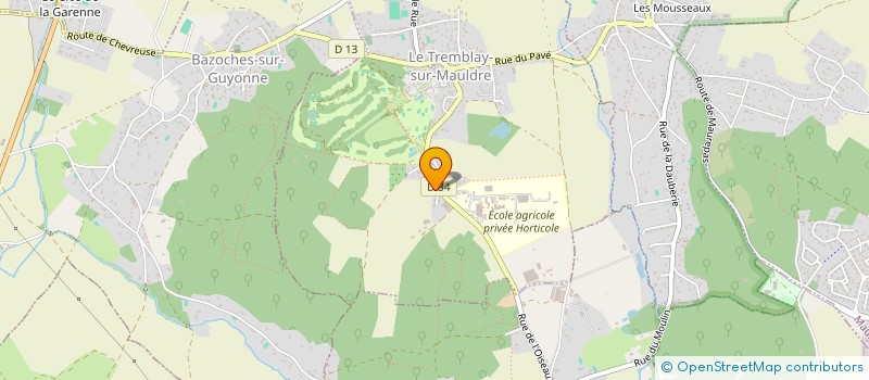 localisation de l'entreprise MADAME LAURENCE CAPLIER  LE TREMBLAY-SUR-MAULDRE