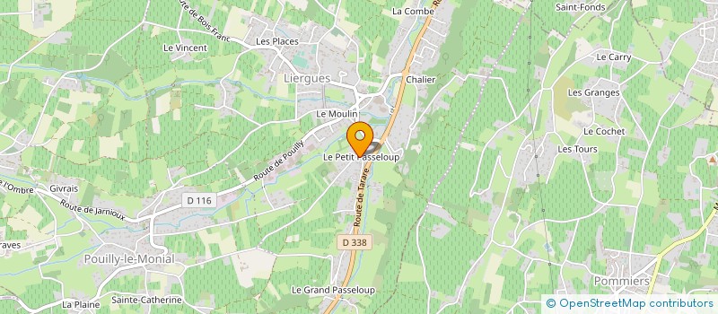 localisation de l'entreprise MADAME LAURENCE CARAMAZANA  PORTE DES PIERRES DOREES