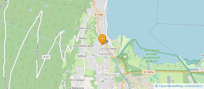 localisation de l'entreprise MADAME LAURENCE CARAS  LE BOURGET-DU-LAC