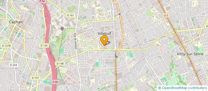 localisation de l'entreprise MADAME LAURENCE CARCARY  VILLEJUIF