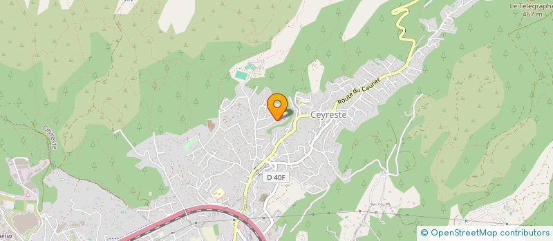 localisation de l'entreprise MADAME LAURENCE CARDON  CEYRESTE