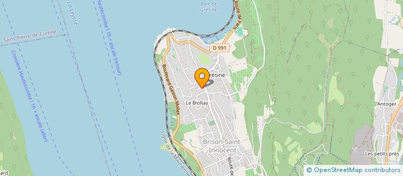 localisation de l'entreprise MADAME LAURENCE CARENINI  BRISON-SAINT-INNOCENT