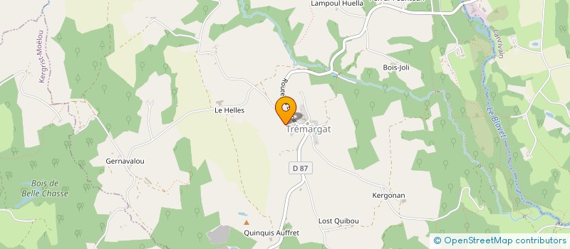 localisation de l'entreprise MADAME LAURENCE CARIOU  TREMARGAT