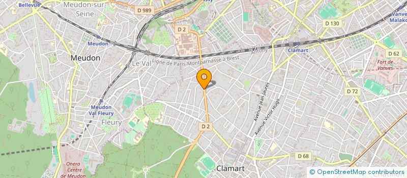 localisation de l'entreprise MADAME LAURENCE CARNIS à CLAMART