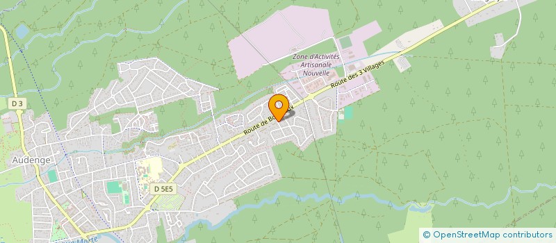 localisation de l'entreprise MADAME LAURENCE CARPENTEY  AUDENGE