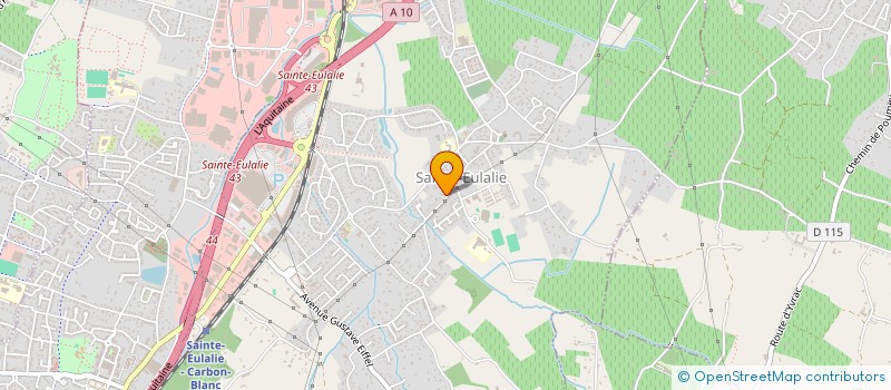 localisation de l'entreprise MADAME LAURENCE CARPENTIER  SAINTE-EULALIE