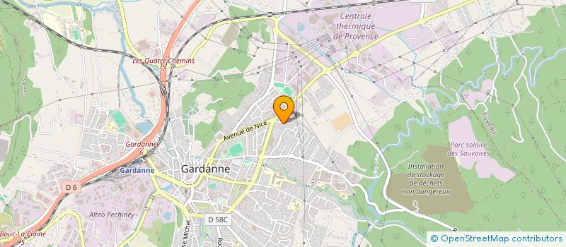 localisation de l'entreprise MADAME LAURENCE CARRARA à GARDANNE