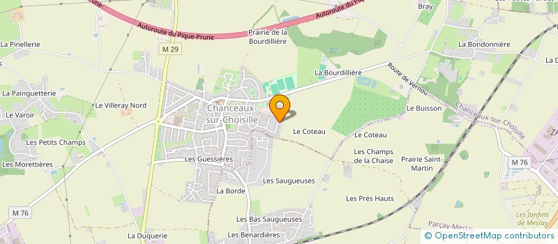 localisation de l'entreprise MADAME LAURENCE CARRE  CHANCEAUX-SUR-CHOISILLE