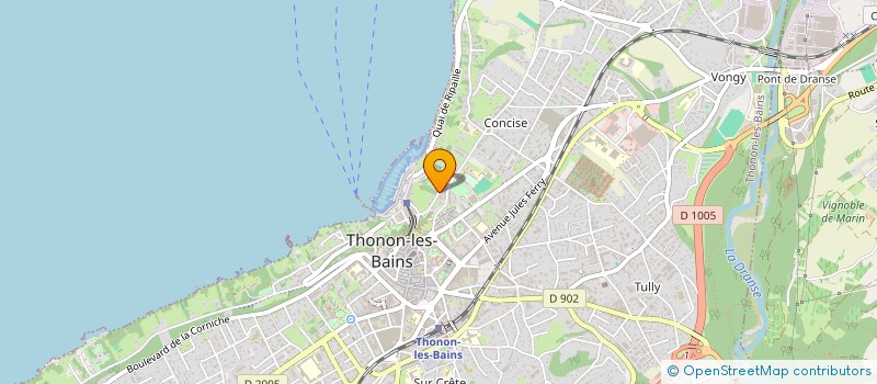localisation de l'entreprise MADAME LAURENCE CASASOLA à THONON-LES-BAINS