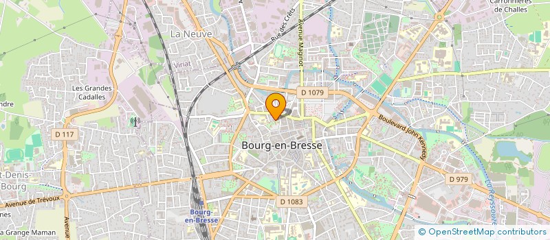 localisation de l'entreprise MADAME LAURENCE CASTEL  BOURG-EN-BRESSE