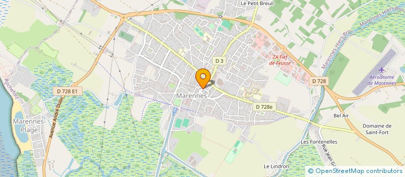 localisation de l'entreprise MADAME LAURENCE CASTETS  MARENNES-HIERS-BROUAGE