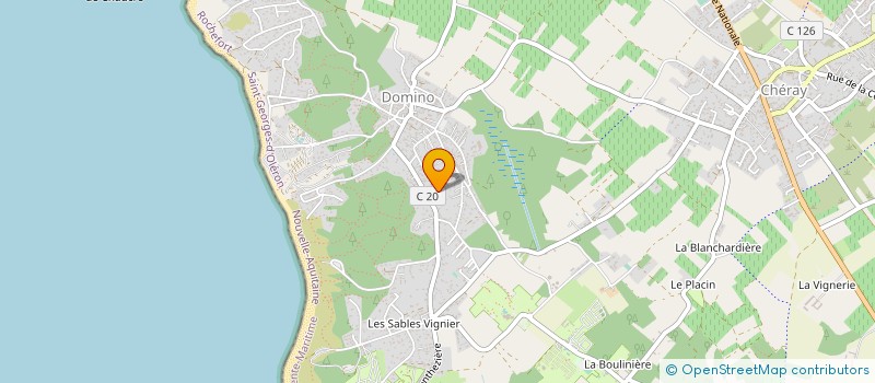 localisation de l'entreprise MADAME LAURENCE CATHELINEAU  SAINT-GEORGES-D'OLERON