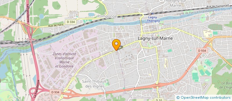 localisation de l'entreprise MADAME LAURENCE CAUBET  SAINT-THIBAULT-DES-VIGNES